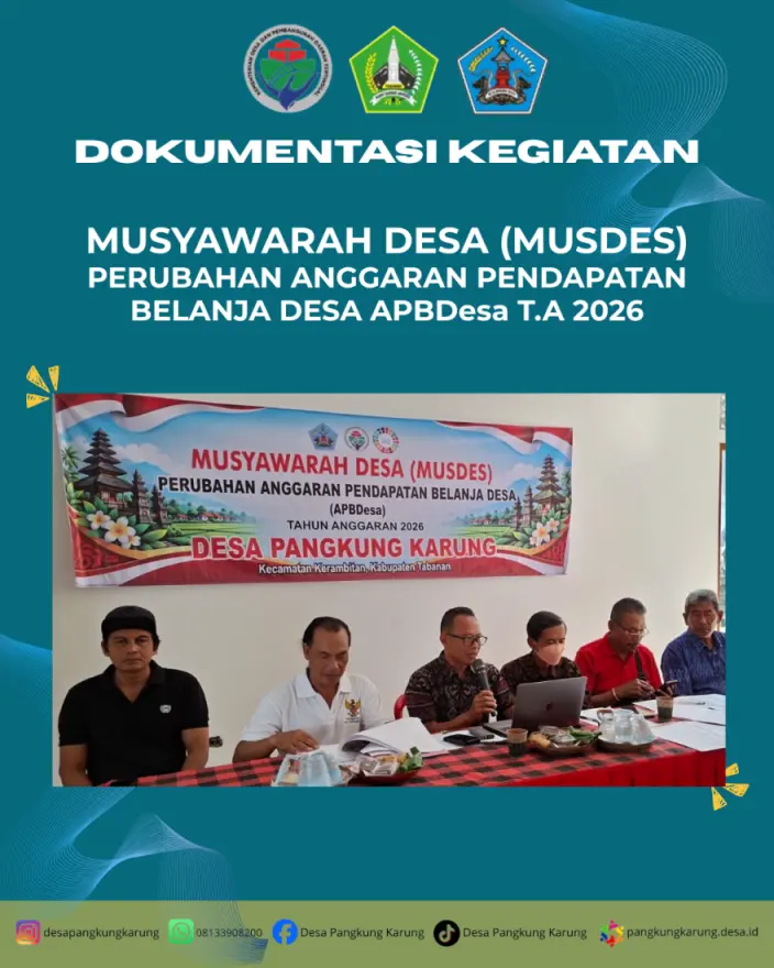 MUSYAWARAH DESA (MUSDES)