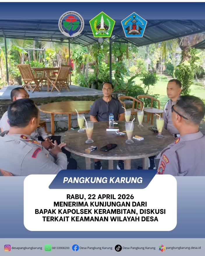 KUNJUNGAN KAPOLSEK KERAMBITAN